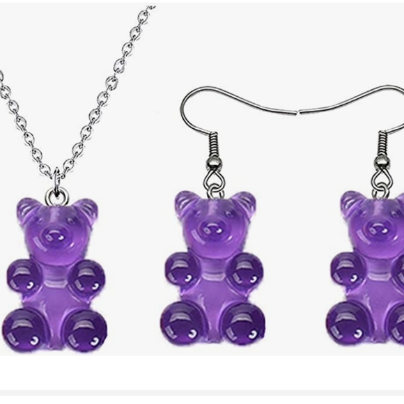 Dolls Kill Jewelry - Necklace & earrings set💜💜